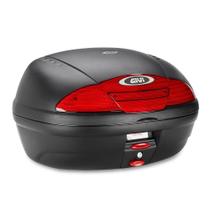 Baú Givi Monolock Simply 45Litros Bauleto Moto Fumê Vermelho