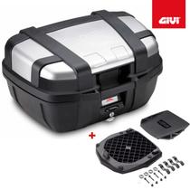 Baú Givi Top-case Trekker Trk52n 52 L Alumínio + Base E251