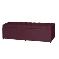 Baú Imperatriz Captone Calçadeira Estofada Para Quarto Cama King Size 193 cm