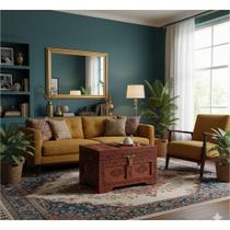 Baú Indiano de Madeira Jacaranda Baú Indiano de Madeira Jacaranda