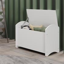 Baú Infantil 50,5x70,5x39,5cm Movelbras Branco Baú Infantil 50,5x70,5x39,5cm Movelbras Branco