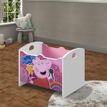 Baú Infantil Caixa Organizadora de Brinquedos Peppa Pig