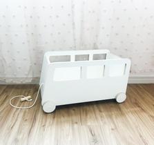 Baú Infantil Organizador para Brinquedo com Rodinha - Ônibus Baú Infantil Organizador para Brinquedo com Rodinha - Ônibus