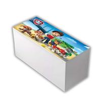 Bau Infantil para brinquedos e objetos MDF Heróis Bau Infantil para brinquedos e objetos MDF Heróis