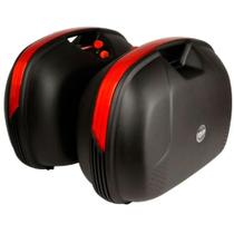 Baú lateral Givi E360n 40 Litros lente vermelha