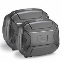 Bau Lateral Par Givi Trk35bbpack2 Trekker Preto 35 Litros