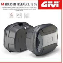 Bau Lateral (par) Givi Trk35bnpack2 Preto E Cinza 35 Litros Bau Lateral (par) Givi Trk35bnpack2 Preto E Cinza 35 Litros