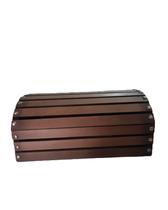 Baù Mdf Marrom Escuro Grande Baù Mdf Marrom Escuro Grande