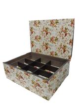 Baú Mdf Médio Florzinha Baú Mdf Médio Florzinha