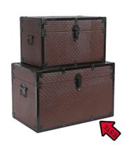 Bau Mdf Retangular Matelasse Caramelo 51x31cm Entre Casa Bau Mdf Retangular Matelasse Caramelo 51x31cm Entre Casa