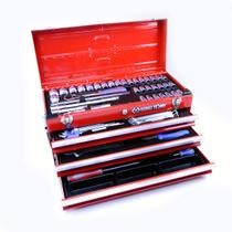 Baú Metálico De Ferramenta Kingtony Com 74 Peças - ST901-074MR02