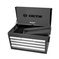 Baú Metálico tipo Gabinete com 6 Gavetas 87411-6B - CINZA - KING TONY
