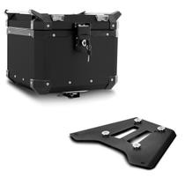 Baú Moto Alumínio Top Case 35 Litros + Base de Fixação BMW GS 1200 Premium BMW R 1200 GS 2013 À 2019