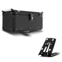 Baú Moto Alumínio Top Case 56 Litros + Base de Fixação Super Adventure DL 1000 V-Strom 2014 À 2019