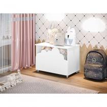 Baú Nuvem Alegria Ideal Para Guardar Brinquedos Com Estilo
