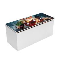 Baú Organizador Brinquedos Feras Herois Super Menino MDF