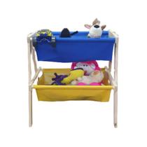 Baú Organizador de Brinquedos Guarda Objetos Decorativo