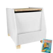 Baú Organizador Leiturinha - Tamanho P Kit Livro Educativo