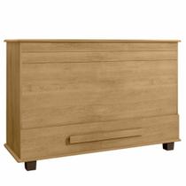 Baú organizador para Quarto RV Móveis com gaveta ampla largura de 136 cm Cinamomo