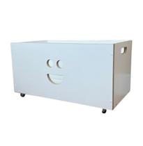 Baú para Brinquedos Infantil com Rodinhas - Sorriso 60cm