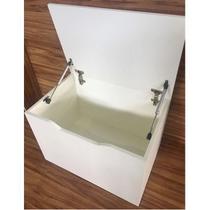 Baú Para Guardar Brinquedos Infantis Em Mdf Brancotx