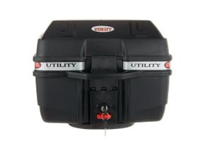 Baú Para Moto 28 Litros Utility Quadrado Reforçado com Base.