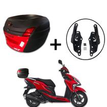 Baú para moto Awa Proos 34 Litros com Suporte para Baú Honda Elite 125 2019-2023