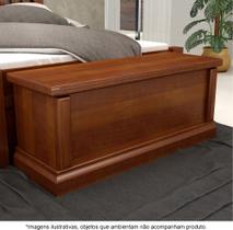 Baú para Quarto Casal em Madeira Maciça 1,25 Dallas Avelã - Straub Web Baú para Quarto Casal em Madeira Maciça 1,25 Dallas Avelã - Straub Web