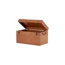 Baú para Quarto de Madeira Organizador Keep Meu Móvel de Madeira - Caramelo