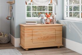 Baú para Quarto em Madeira Maciça Emel