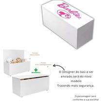 Baú Porta Brinquedos Organizador 100% MDF Diversos Personagens Infantis