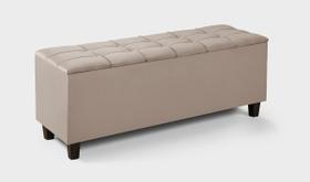 Baú Recamier Bali Cama Casal 130cm Quarto Sala Organizador
