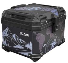 Baú Superior Keyless Preto Fosco 45l