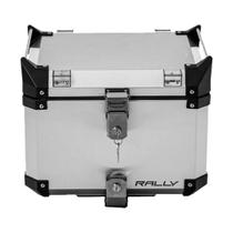 Baú Tiger 900 e Tiger 1200 Rally 42L Escovado Bráz Baú Tiger 900 e Tiger 1200 Rally 42L Escovado Bráz