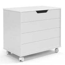 Baú Toy Matic Móveis Branco Soft 51187 Quarto Infantil Baú Toy Matic Móveis Branco Soft 51187 Quarto Infantil