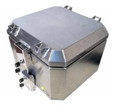 Baú Traseiro 43L Alumínio Universal Tiger Vstrom F800 R1200 Baú Traseiro 43L Alumínio Universal Tiger Vstrom F800 R1200