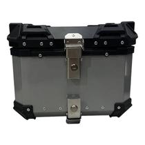 Baú Traseiro Alumínio Outback 36L Moto Com Forro Top Case