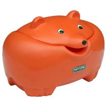 Baú Urso Organizador de brinquedos Laranja Ranni-Play