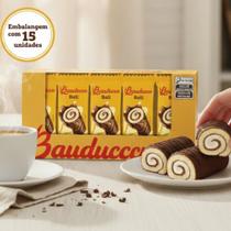 Bauducco Roll Chocolate Biscoito Recheado Snack Doce Lanchinho Bauducco Bauducco Roll Chocolate Biscoito Recheado Snack Doce Lanchinho Bauducco