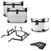 Bauletos Laterais 40l + Top Case Roncar 35l Bmw Gs 1200 2013/17 Bauletos Laterais 40l + Top Case Roncar 35l Bmw Gs 1200 2013/17