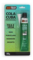 Bautech Cola Cuba 50g Fixação Ultra Forte para Pias e Cubas de Alta Resistência