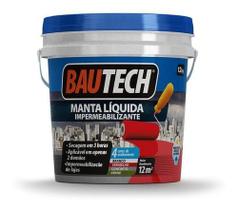 Bautech Manta Liquida 12kg Cores Laje Telhas Calhas