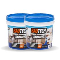 Bautech Rodapé 4kg - Kit C/2 Unidades