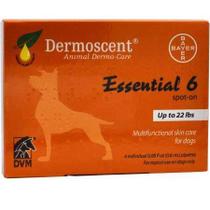 Bayer Dermoscent Essential 6 Spot On para cuidados com a pele de cães pequenos Bayer Dermoscent Essential 6 Spot On para cuidados com a pele de cães pequenos