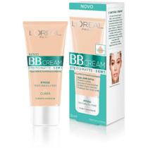 Bb cream loreal clara 50fps efeito matte verde diminui brilho oil-free 30mL