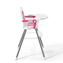 Bb390 - cadeira de alimentação 3 em 1 berry multikids baby rosa