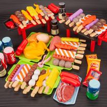 BBQ Grill Playset Toy Churrasco Cozinha Cozinhando para Crianças