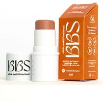 BBS Stick BIOBIO Blush Batom E Sombra - Ácido Hialurônico & FPS63 cor Cenoura Bronze