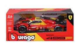 Bburago - Ferrari 499P 24H Le Mans Champion 202450 1:24 Scale Diecast Car, Detailed with Opening Doors, Ferrari Licence