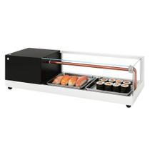 BC-VFRS900 - Vitrine Refrigerada Sushi Beta 90cm Branca - 127V - Omega BC-VFRS900 - Vitrine Refrigerada Sushi Beta 90cm Branca - 127V - Omega